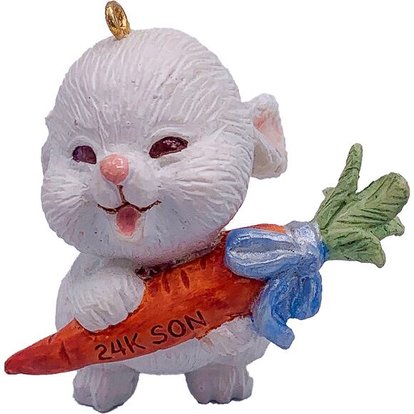1990 Hallmark Keepsake Easter Ornament SON Bunny Ornament in Box - Picture 3 of 6